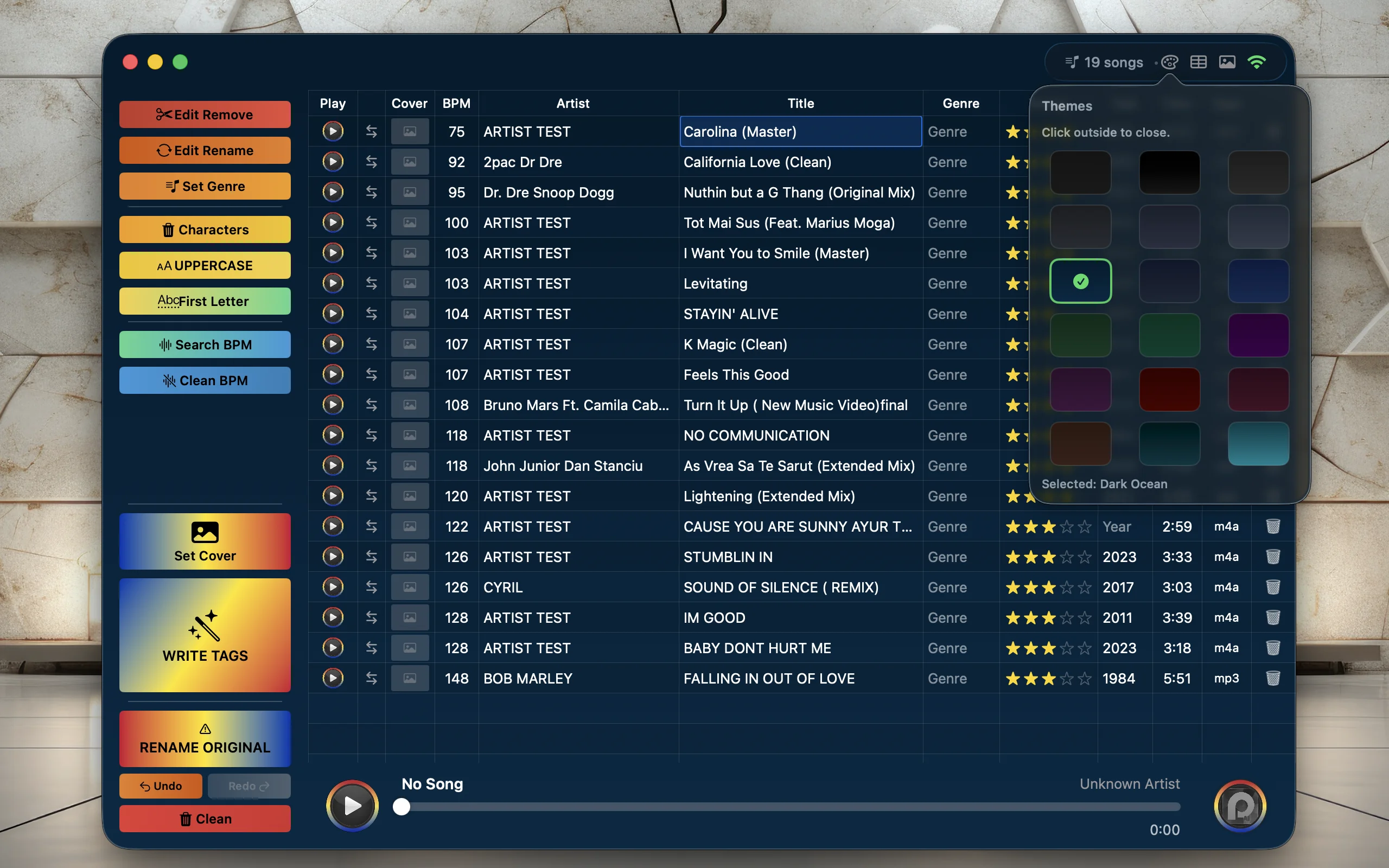Metadata Editing