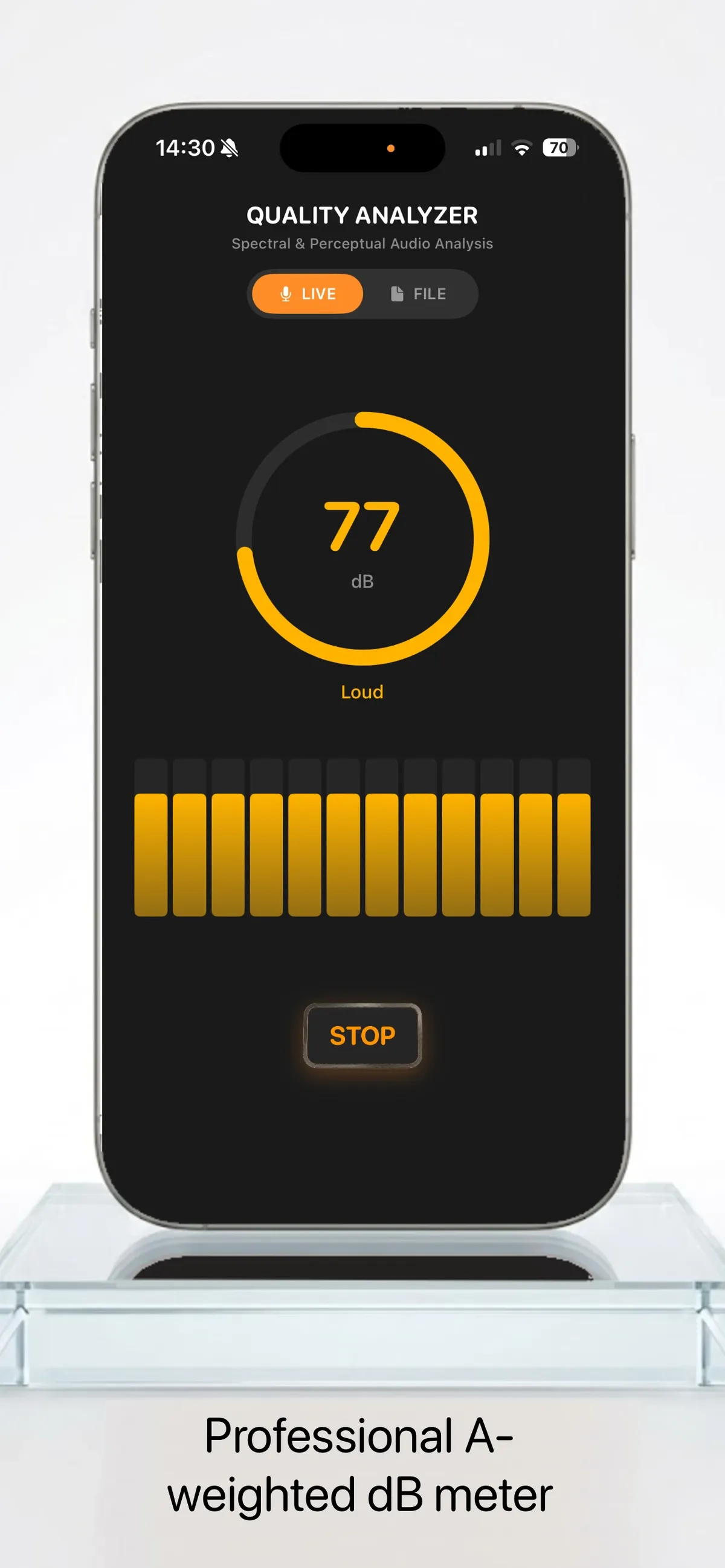 Quality Analyzer iOS - Live Analysis